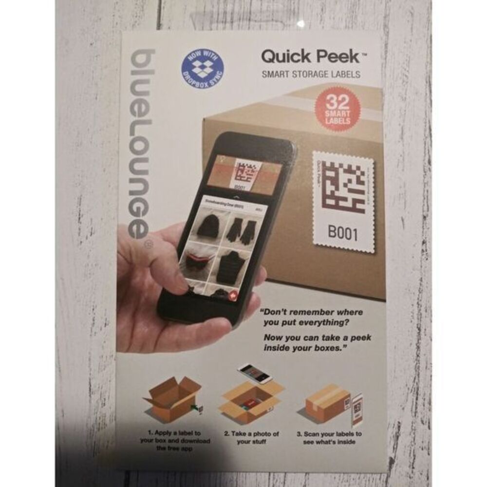 Blue Lounge Smart‎ Storage Labels